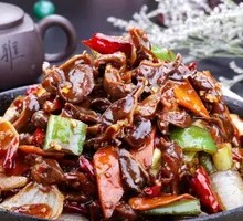 Spicy Pickled Pepper Chicken Gizzard Rice Bowl