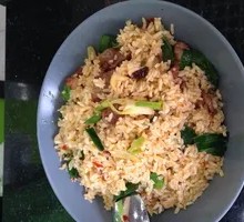 Stir-fried Pork with Fried Rice
