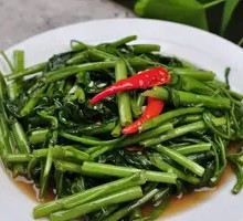 Stir-Fried Water Spinach