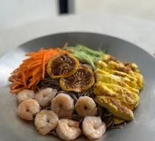 Low-Calorie Shrimp Buckwheat Noodles