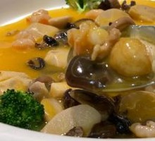 Passion Fruit Shrimp Dumpling Soup