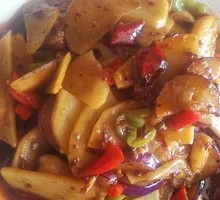 Stir-Fried Eggplant and Potato