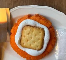 Low-Sugar Yellow Cheese Marshmallow Cookie