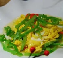 Scallion omelette