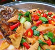 Sour Bamboo Shoots Stewed Tilapia