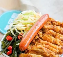 脆皮鸡饭