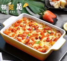 Orleans Chicken Cheese Rice Bake