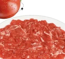 Tomato and Tender Pork Slices
