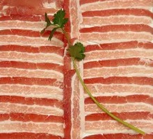 Freshly Sliced Pork Belly
