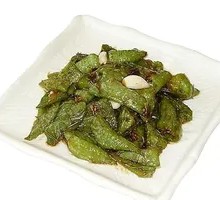Braised Green Pepper with Tiger Stripes
