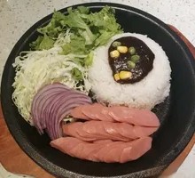 Sizzling Sausage Rice
