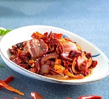 Dried Chili and Preserved Meat Fried Rice