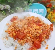 Tomato and Egg Rice Bowl