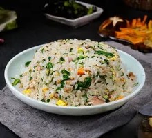 Bitter Greens and Preserved Meat Fried Rice