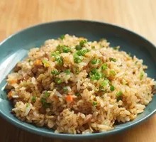Green Pepper and Potato Noodles Rice Bowl