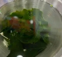 Wakame and Shrimp Paste Soup