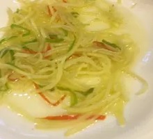 Green Pepper and Potato Strips