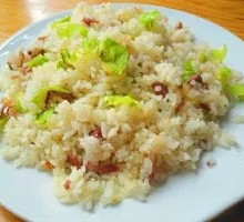 Green Pepper and Ham Fried Rice
