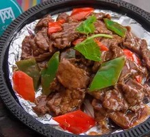 Grilled Beef on Iron Plate