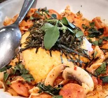 Cured Sausage Fried Rice Bake