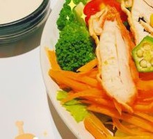 Grilled Chicken Cutlet with Mini Salad