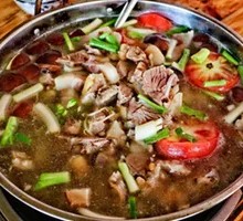 Crispy Pork Trotter with Sour Cabbage