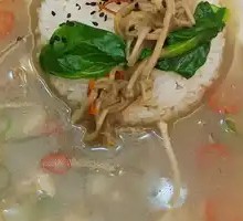 Cod Fish Mushroom Sauce Rice
