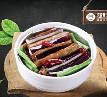 Eggplant Stir-Fried with Green Beans