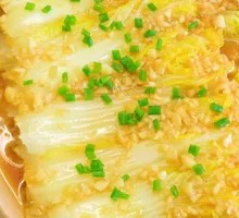 Garlic Mashed Baby Bok Choy