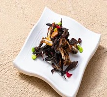 Oil Mushroom Small Dried Fish