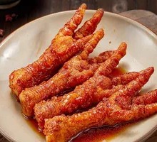 Braised Chicken Feet with Tiger Skin
