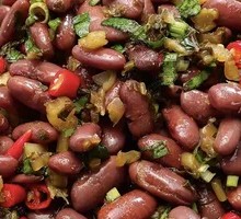 Sour Cabbage Stir-fried with Red Beans