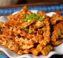 Fried Potato with Shiping Tofu