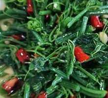 Stir-Fried Cucumber Tips
