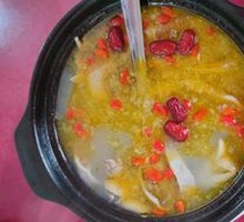 Chicken with Pig's Stomach