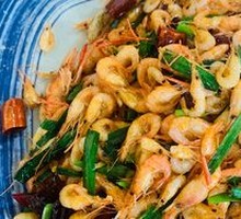 Stir-fried Shrimp with Leeks