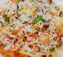 Beef and Potato Stir-Fried Rice