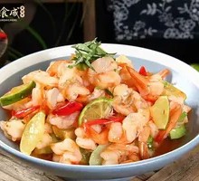 Fruit-flavored Crisp Shrimp
