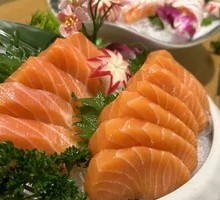 Faro Salmon Belly Sashimi Feast