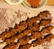 Charcoal-grilled Beef Ribs Skewers