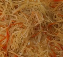 Carrot and Potato Shreds