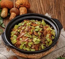 Yellow Chanterelle Mushroom Rice