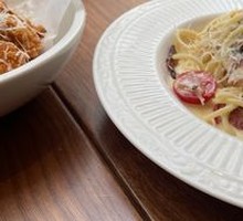 Creamy Mushroom Bacon Pasta