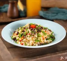Spicy Beef Fried Rice with Chili