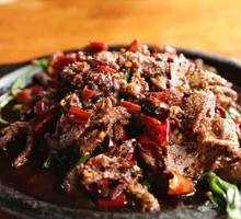 Iron Plate Beef with Leeks