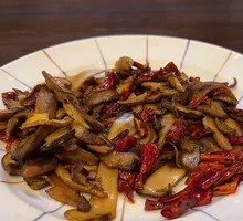 Spicy Dried Chili Beefsteak Mushroom