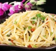 Chives Flower and Potato Strips