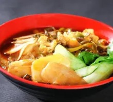 Clear Sour Soup Pot with Rice