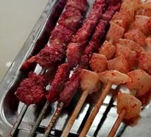 Grilled Meat Skewers with Hoof Tendons