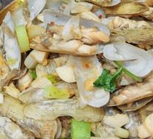 Scallion Oil Clams